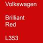 Preview: Volkswagen, Brilliant Red, L353.